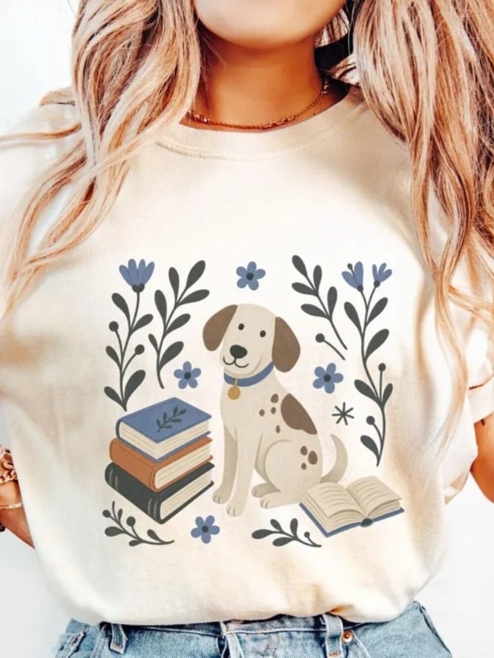Reading Shirt, Dog Lover Shirt, Funny Book Tee